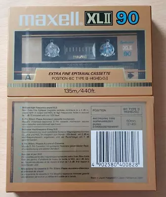 Kaufen MC, Tape, Cassette, Audio Leerkassette Maxell XL II, Neu, Verpackt,90min • 17€