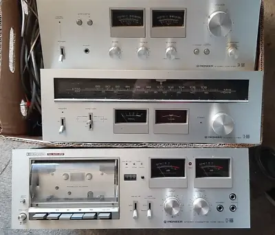 Kaufen Pioneer Anlage Stereo Amplifier SA-506, Tuner TX-606 & Casette Tape Deck CT-606 • 450€