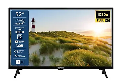 Kaufen Telefunken XF32SN550S 32 Zoll Fernseher Smart TV Full HD HDR Triple-Tuner HD+ • 179.99€