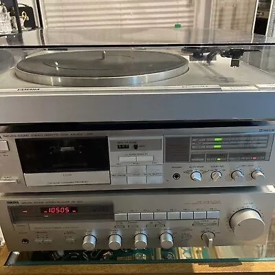 Kaufen Yamaha Stereo Anlage Cassettendeck KX-200 HiFi RX-300 PlattenspielerP-220 • 150€