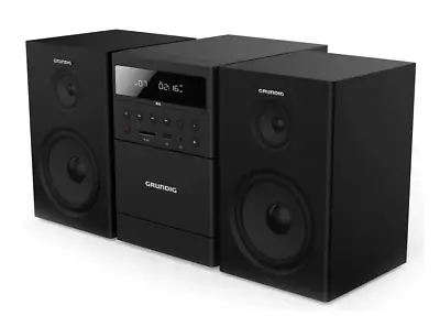 Kaufen Grundig MS300 Heim-Audio-Mikrosystem 40W Schwarz CD, SD Bluetooth 4.2 • 74.90€