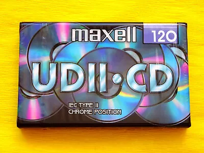 Kaufen 1x MAXELL UD II-CD 120 Long Play Cassette Tape 1998 + OVP + SEALED + • 7.90€