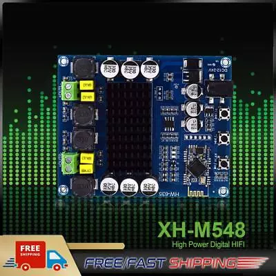 Kaufen XH-M548 Digital Audio Verstärker Platine TPA3116D2 Bluetooth-kompatibel DC12-24V • 13.16€
