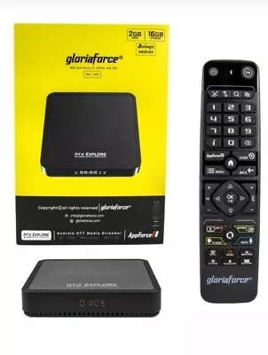 Kaufen Gloriaforce RTX Explore 4K Streaming IP TV Box Android 11 Amlogic H.265 2/16 GB • 90€