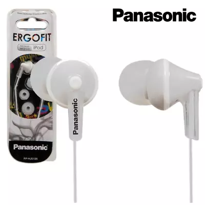 Kaufen Panasonic RPHJE125 ERGOFIT STEREO IN-EAR KOPFHÖRER IN WEISS - RPHJE125W • 8.49€