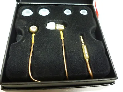 Kaufen Bassbuds Classic Collection UVP £ 40 Gold Geschenk Verpackt-hervorragende Qualität Kopfhörer • 11.56€