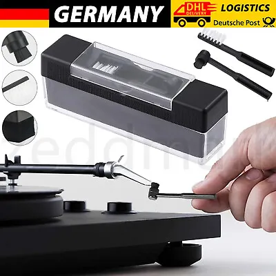 Kaufen 3-in-1 Antistatisches Vinyl Bürste Schallplatten Und Nadel Reinigungsbürste Set • 9.99€