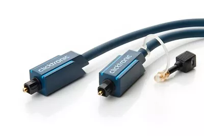 Kaufen Clicktronic Casual Opto-Kabel-Set Digitalkabel Audiodaten Inkl. Adapter, 0,5-15m • 17.48€