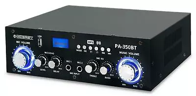 Kaufen B-WARE DJ PA 200W Endstufe Power Amp Bluetooth Verstärker Karaoke Amplifier USB • 49.40€