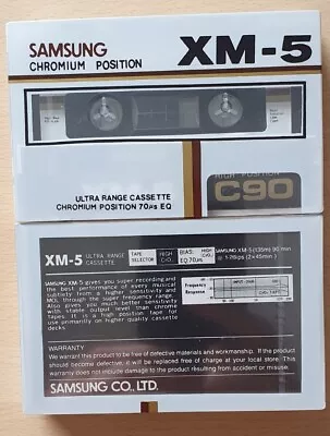 Kaufen MC, Cassette, Audio Leerkassette Samsung XM-5, C90 Neu / Orig. Verpackt • 15€