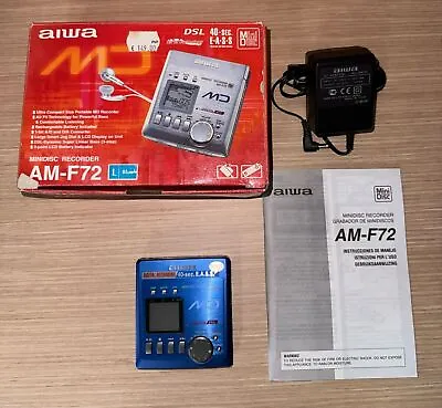 Kaufen SELTEN - Mini-Disc-Player MD Minidisc Aiwa AM-F72 (ähnlicher Typ Sony Walkman) • 89.25€
