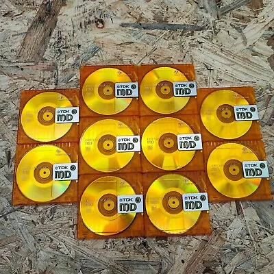 Kaufen 10 Stück TDK Recordable MiniDisc MD Mini Disc MiniDisk - 80 Min. Vom Händler  • 44.99€