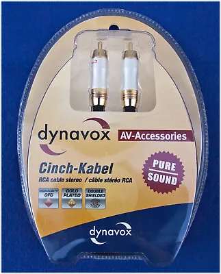Kaufen Dynavox Premium Stereo Cinchkabel In 1 Mtr. Länge Neu In Der Orignal Verpackung • 34.99€
