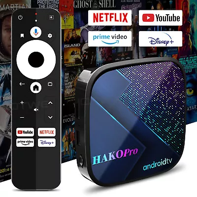 Kaufen Neu Smart TV BOX 4GB+32GB Android 13.0 Quad Core WIFI Netzwerk Media Player.DE • 33.99€