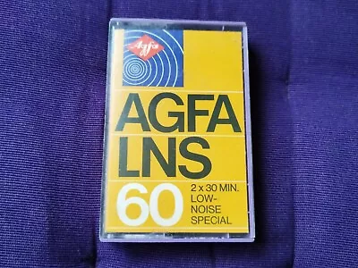 Kaufen 2 Stück AGFA 2×30 Min Audiokassetten MC KASSETTE TAPE Vintege Selten Rare  • 35€