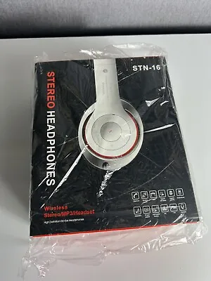 Kaufen Bluetooth On-Ear Stereo Kopfhörer Headset. Weiß, Klappbar, Qualität. Verpackt. • 13.91€
