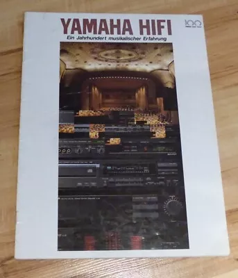 Kaufen Yamaha Hifi 1987 100jahre Prospekt 27 Seiten RÄritÄt Selten M-85,k-720  • 25€