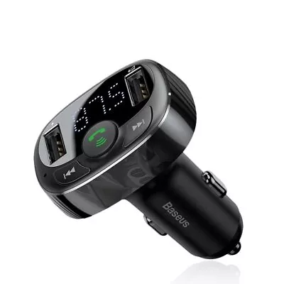 Kaufen Baseus Bluetooth FM Transmitter Auto MP3 Player USB KFZ SD AUX Freisprechanlage • 12.99€