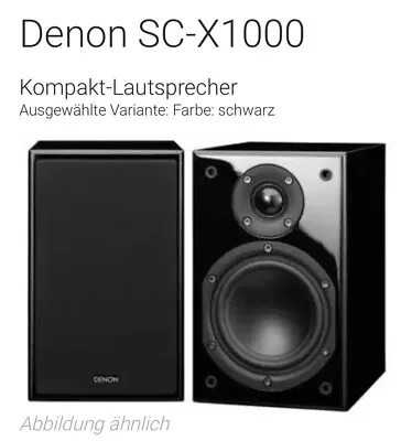 Kaufen Denon SC-X 1000 Kraftvolle Lautsprecher Boxen • 120€