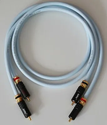 Kaufen Supra Cables EFF ISL Cinchkabel Mit PPSL RCA Steckern Verspannbar Audiokabel 1m • 129€