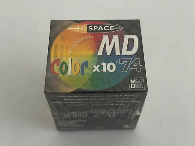 Kaufen 10x HiSpace MD Minidisc 74 Color  NEU / NEW  • 59.90€
