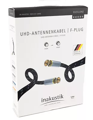Kaufen Inakustik Exzellenz Antennenkabel F-Stecker Textil Kabel 5m Ultra HD 4K HDTV 537 • 84.95€