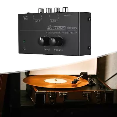 Kaufen PP500 Phono-Plattenspieler-Vorverstärker Für Vinyl-Plattenspieler RCA-Eingang • 24.59€