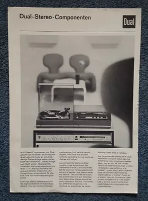 Kaufen Dual Hifi Stereo Componenten Katalog/Prospekt 70er Jahre • 12.50€