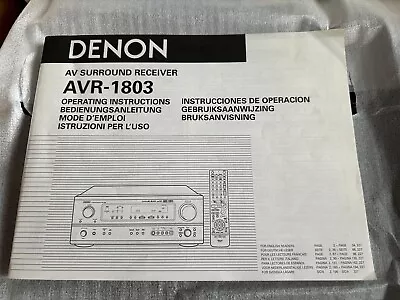 Kaufen Denon AVR-1803 A/V-Receiver, Sehr Guter Zustand, Schwarz • 47.51€