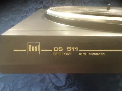 Kaufen Dual CS 511 Plattenspieler Halbautomat Belt Drive Autoreturn Turntable • 1€