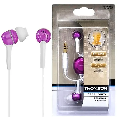 Kaufen Thomson In-Ear Kopfhörer Ohrhörer PINK 3,5mm Klinke Für MP3 Player Walkman CD MD • 6.90€