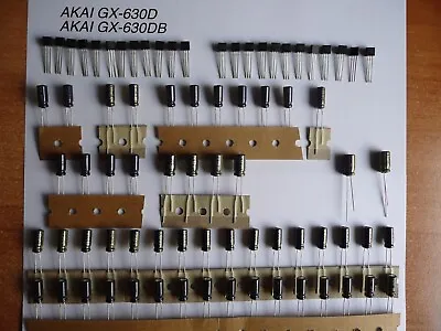 Kaufen Reparatursatz Audio Board AKAI GX-620 GX-625 GX-255 Repairkit Transistoren Elkos • 49.99€