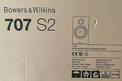Kaufen Bowers & Wilkins 707 S2 (FP38822) Regallautsprecher 100W Gloss Black PAAR - NEU • 789€