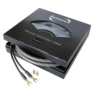 Kaufen Dynavox Highend-Lautsprecherkabel-Set 2x 3 M (204921) NEU! • 135€