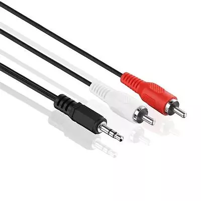 Kaufen Audio Kabel - 3,5mm Klinke Auf 2x Cinch - RCA Zu Jack, Chinch Zu AUX Klinke 3m • 3.89€