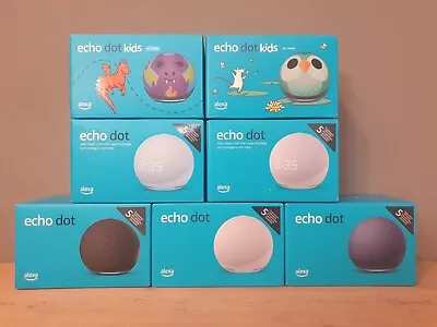 Kaufen Amazon Echo Dot 5 | Smart Speaker Alexa (5. Gen) | Kids Schwarz Weiß | NEU OVP • 51.99€