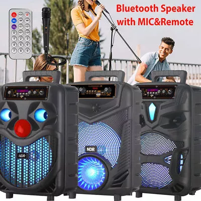 Kaufen Bluetooth Lautsprecher RGB Subwoofer Musikbox Boombox Party LED Mit Mikrofon • 29.90€