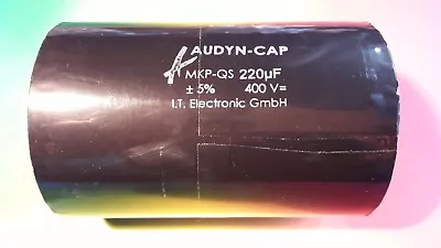Kaufen 1 Intertechnik Audyn Cap QS 220µf 400 VDC  MKP Kondensator Capacitor • 69.90€