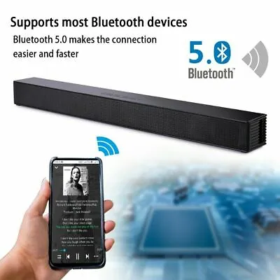 Kaufen 40W Bluetooth Soundbar Subwoofer TV Sound System Heimkino Lautsprecher • 37.89€