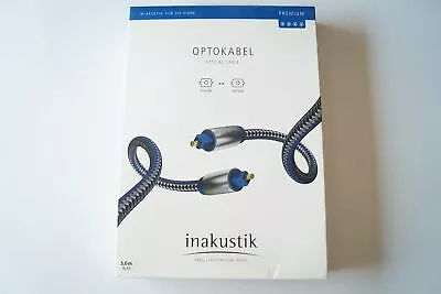 Kaufen Inakustik Toslink Digitales Audiokabel  (ODT) 5,00 M Blau, Silber • 68€