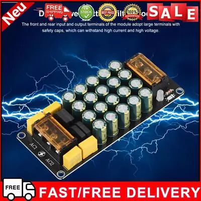 Kaufen Durable Full Bridge Rectifier Filter Power Amplifier Board 1200W For DIY Kit • 9.75€