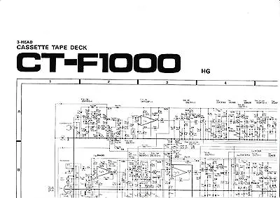 Kaufen Schematic Diagrams-Schema Für Pioneer CT-F1000  • 9€