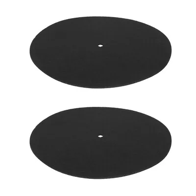 Kaufen  2 Pcs Grammophon-Plattenblock Gefühlt Tragbares Ladegerät Dj Drehscheibe • 7.65€