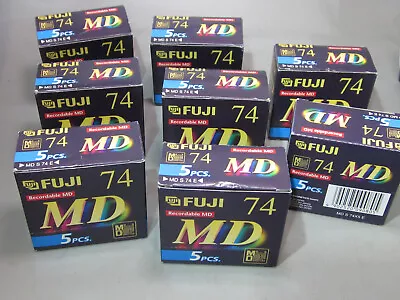 Kaufen 8 Minidisc Fuji Leer Kartons      MD   74 Min   Rar ( ) • 29.95€