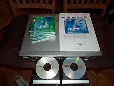 Kaufen Cd Recorder / Player Mit 2 Laufwerken: Tcm 98989,  Bda,  5 Audio Cd-r,   1 Cd-rw • 74€