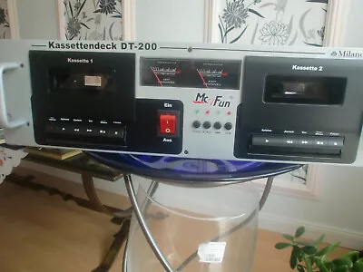 Kaufen Für Begeisterte Sammler: Stereo Doppelkasettendeck  DT-200  19  3HE • 19.50€