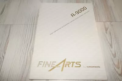 Kaufen Kurzanleitung Für Grundig A-9000 Amplifier Verstärker Fine Arts Original • 4.99€
