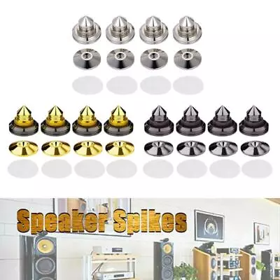 Kaufen 4 Lautsprecher-Spikes, Audio-Plattenspieler-Fußpolster Für Hi-Fi-Soundsystem • 17.80€