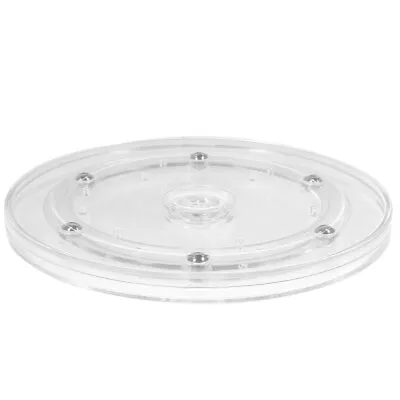 Kaufen 1pc Plattenspieler Acryl Display Dessert Rund Drehen Platte • 9.38€