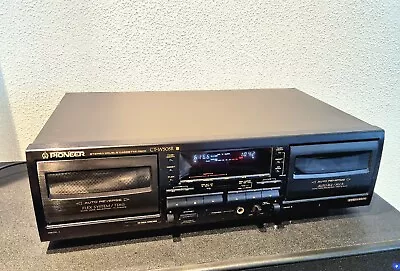 Kaufen Pioneer CT-W505R  HI-FI Autoreverse Stereo Double Cassetten Deck 1996 Vintage  • 19€